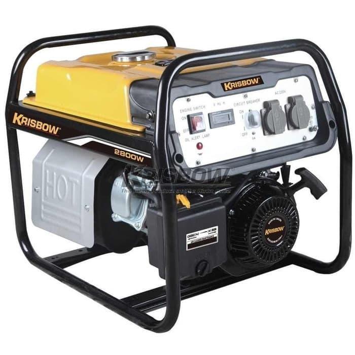 GENSET BENSIN 2800WATT KRISBOW GENERATOR GASOLINE 2800WATT 1PH OPEN