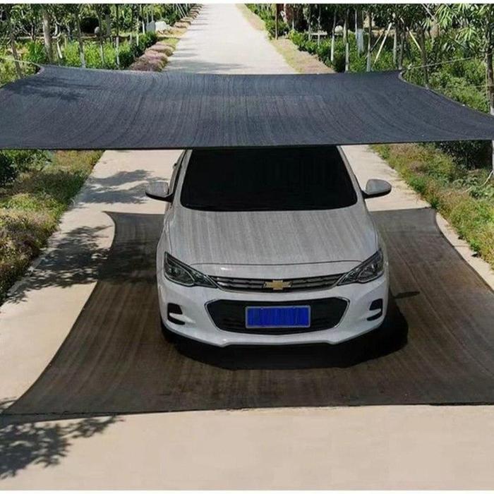 Paranet Hitam Sunshade net multifungsi / Jaring Peneduh 90% / Jaring paranet Siap Pasang rumah