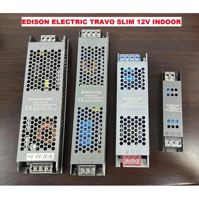 POWER SUPPLY SLIM / ADAPTOR SLIM / TRAVO LED STRIP SLIM 12V 3A / 5A / 10A / 20A / 30A