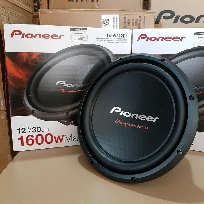 Subwoofer Pioneer Ts-W312D4 Sub 12" Pioneer Double Coil Subwoofer Pioneer Ts W312D4 Terbaik