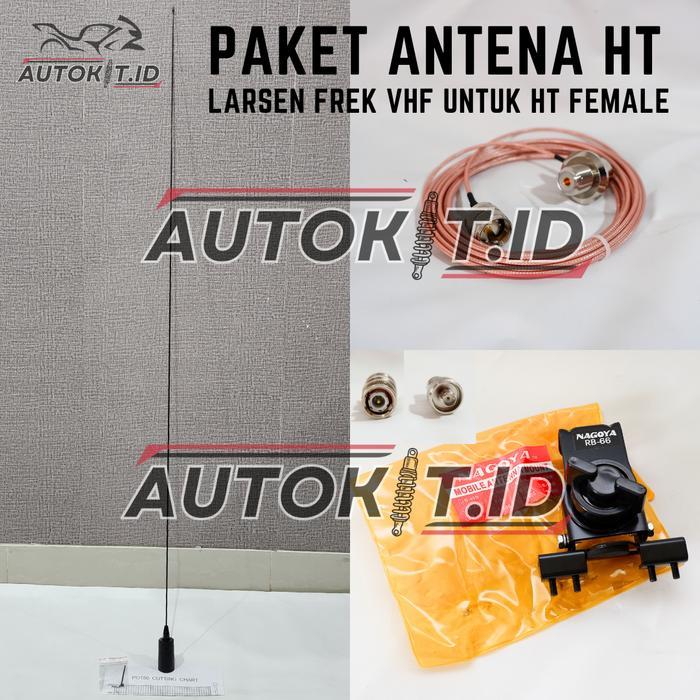 Paket Antena Larsen Untuk HT Frek VHF Paket Larsen mobil HT