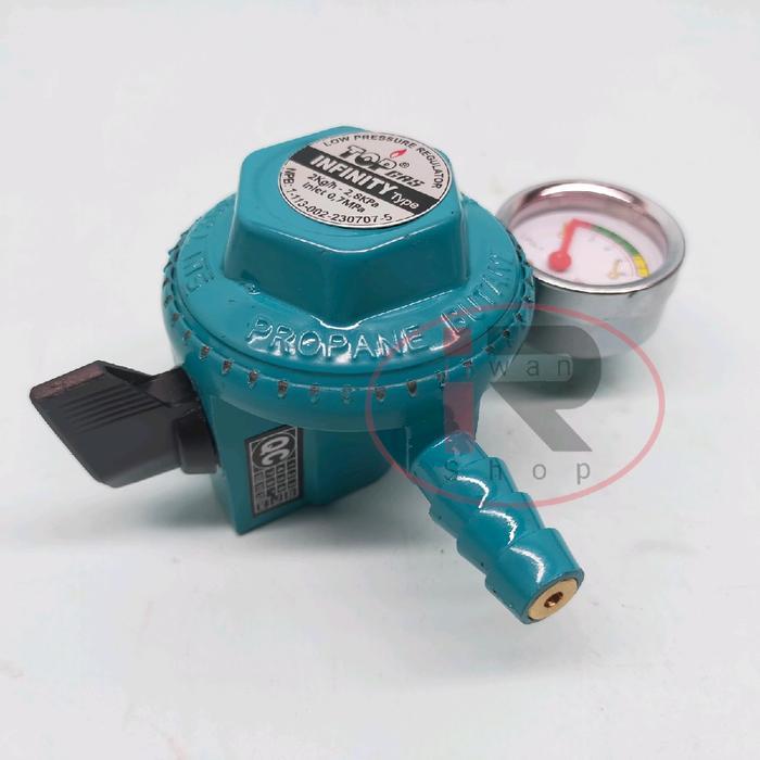 Regulator Gas Lpg Top Gas Infinity + Meter / Regulator Kompor Gas Top Gas Infinity + Amper