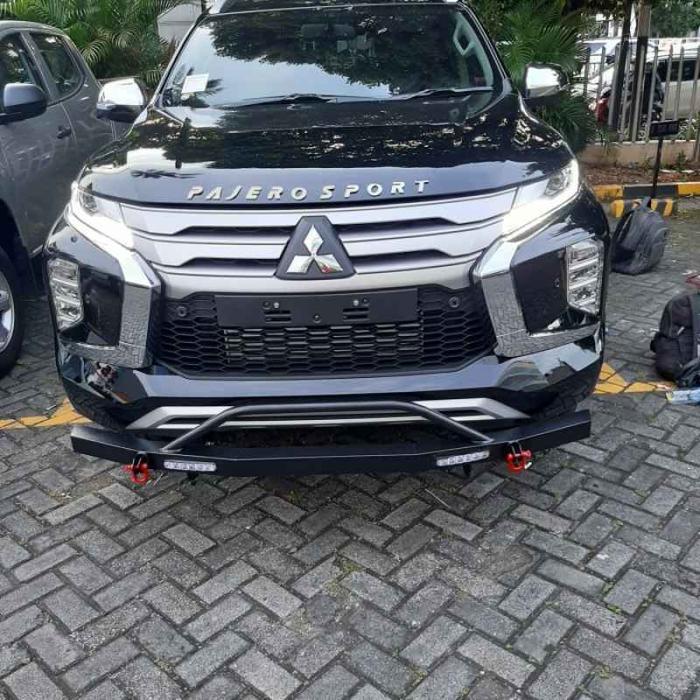Tanduk Bumper guard depan mobil Pajero model ARB towing