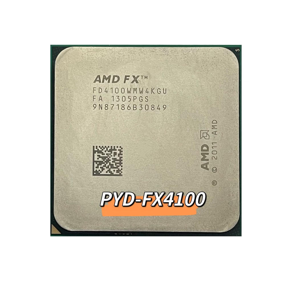 3.6 GHz AMD FD4100WMW4KGU Quad-Core Quad-Thread FX-Series FX4100 FX-4100 FX 4100 Used CPU Processor