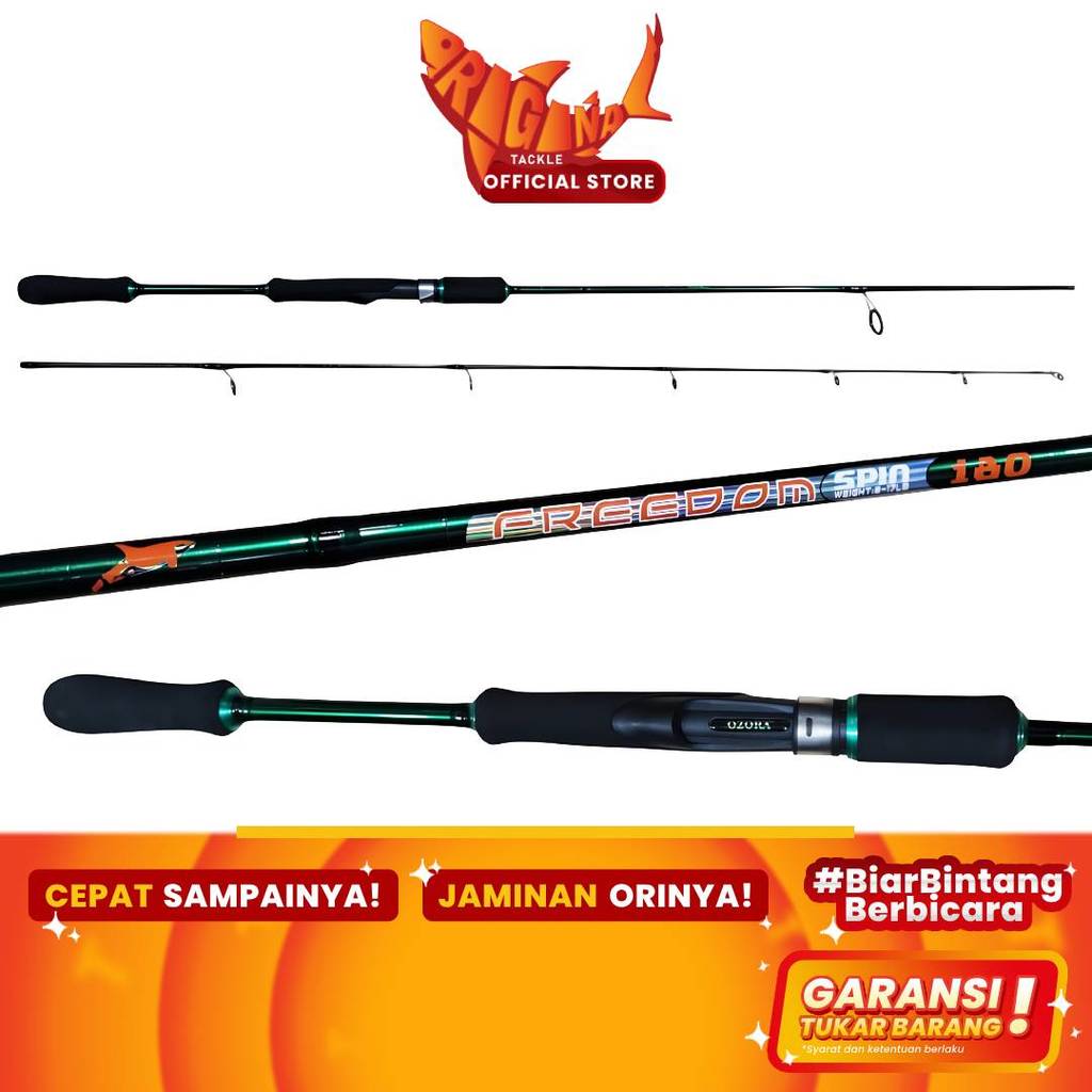 Joran Pancing Spinning Ozora Freedom Carbon JS 180cm 817lb