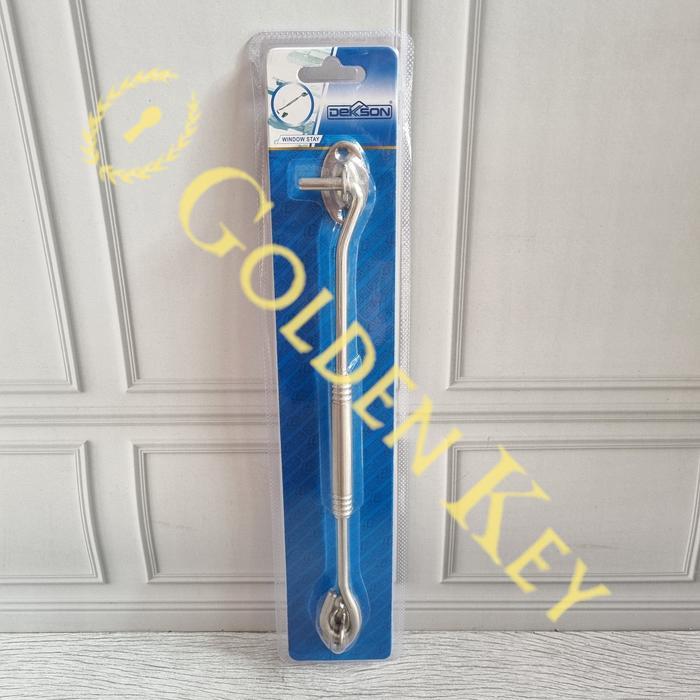Penahan Kait Hak Angin Jendela Window Stay Dekkson Dekson WS 001 8"