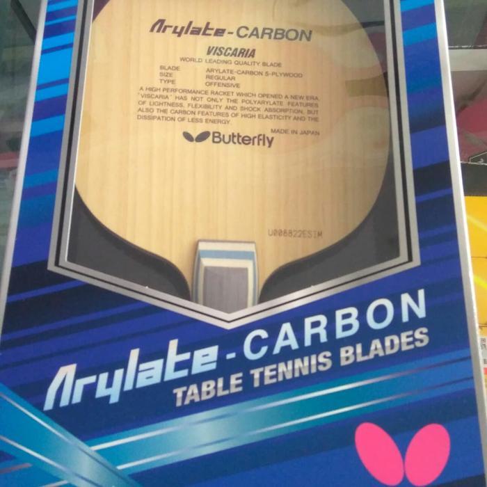 Kayu Bet Tenis Meja Butterfly Viscaria Original