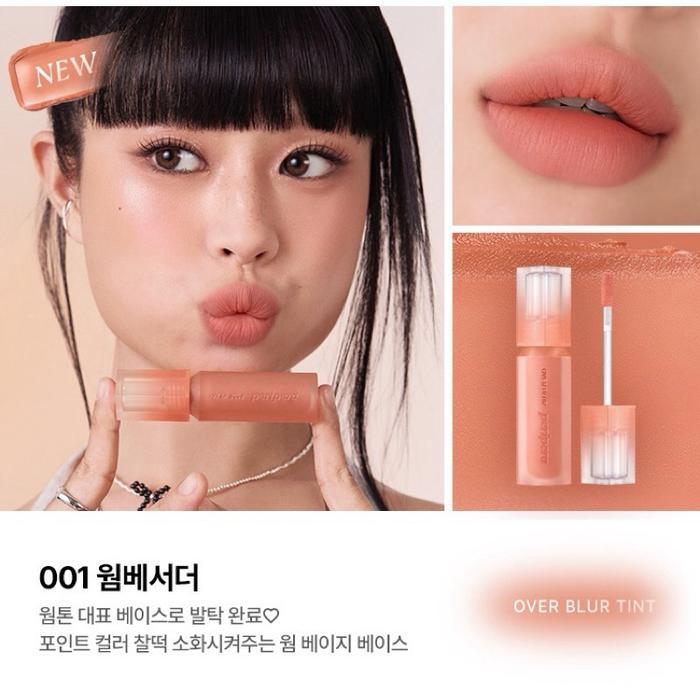 Lip Tint Peripera Over Blur Tint Tteok Recipe Series Edisi Doyoung Jungwoo - 01 WARMBASADOR 01/26