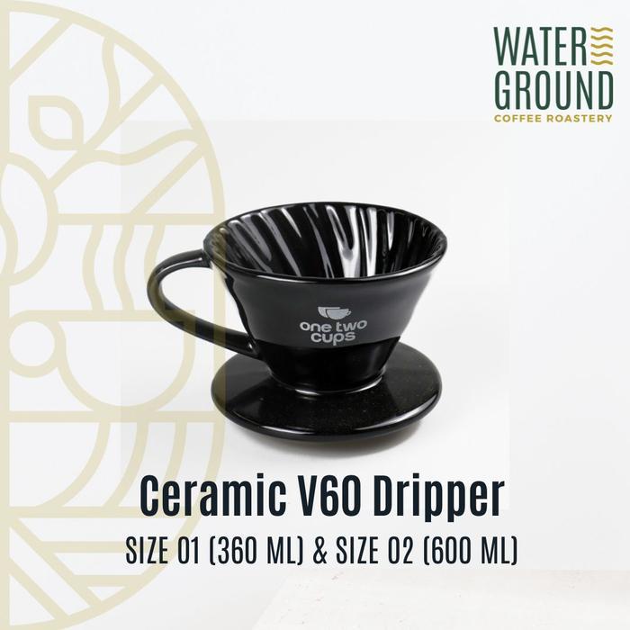 Ceramic V60 Dripper BLACK for V60 Manual Brew