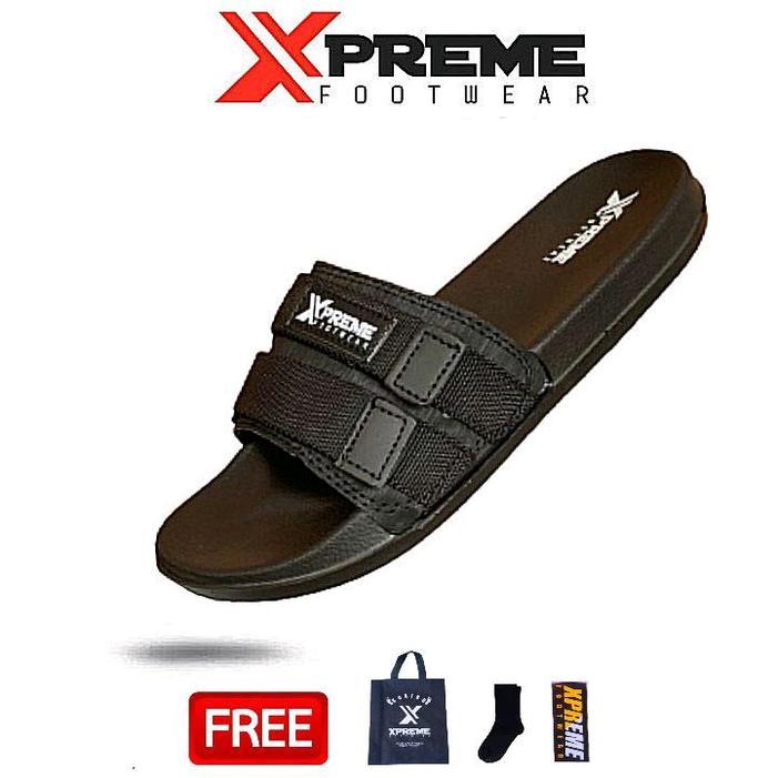 SANDAL SLIDE PRIA WANITA XPREME FOOTWEAR - SANDAL SELOP WEBING VELCRO PRIA WANITA Shoes Sendal