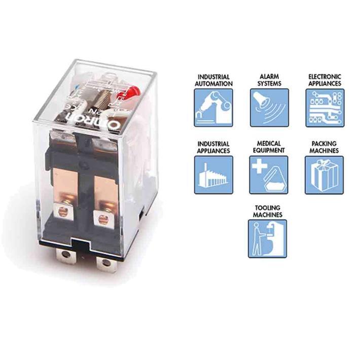 "New" RELAY LY2 12V OMRON / RELAY LY2N 24V OMR / RELAY LY2-N 220V 8 PIN