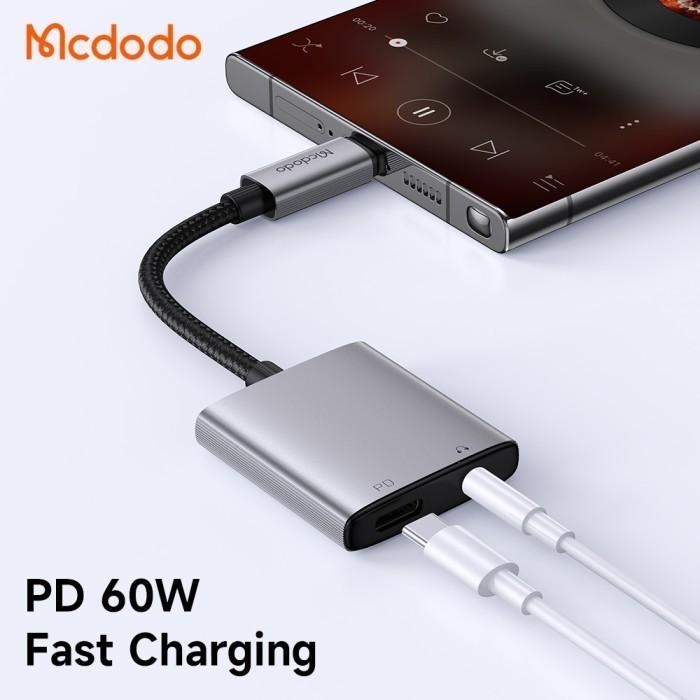 Mcdodo Splitter Type C To Jack Audio 2In1 For Iphone 15 Pro Max Series Terbaik