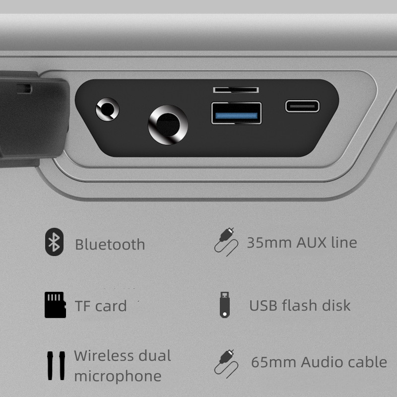 XDOBO King Max 140W Four-Speaker Stereo Surround Bluetooth Speaker High-Power Outdoor Wireless Micro