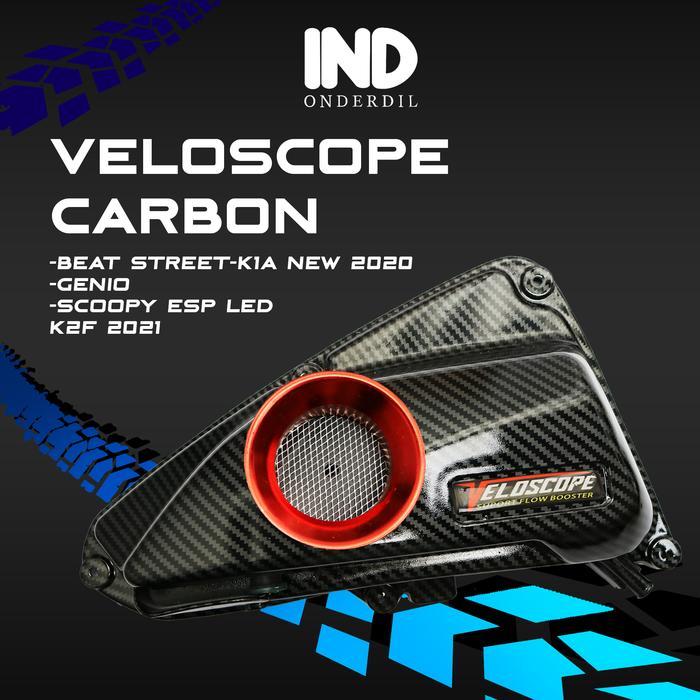 Tutup Box Filter Veloscope Carbon Beat Deluxe 2020/Genio/Scoopy 2021