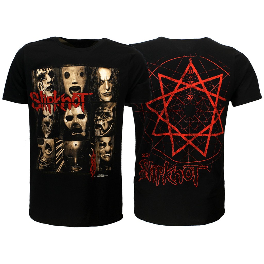 Slipknot Mezzo Tint Decay T-Shirt Men's and Women's Short Sleeve Vintage Band Y2k Brand T-shirt