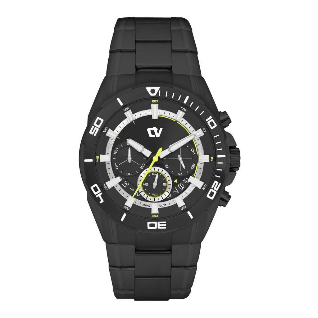 Jam Tangan CHRIST VERRA Pria Original CV C21842G-16 BLK