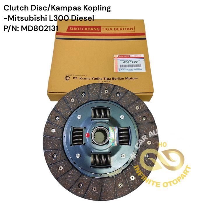 Plat Kampas Kopling Clutch Disc Mitsubishi L300 Diesel Md802131