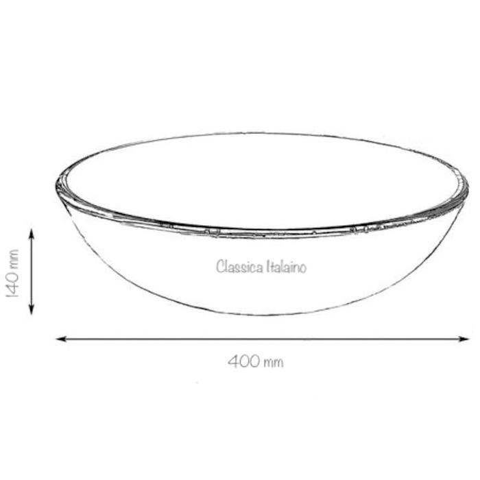Wastafel kamar mandi - Wastafel cuci tangan kaca - P91
