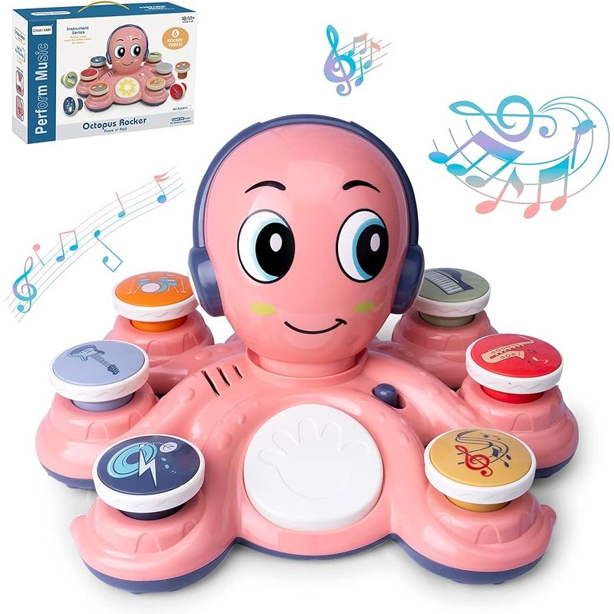 Baby Musical Toys Learning Toys for Toddlers Octopus Music Toys Preschooler Musical Educational
