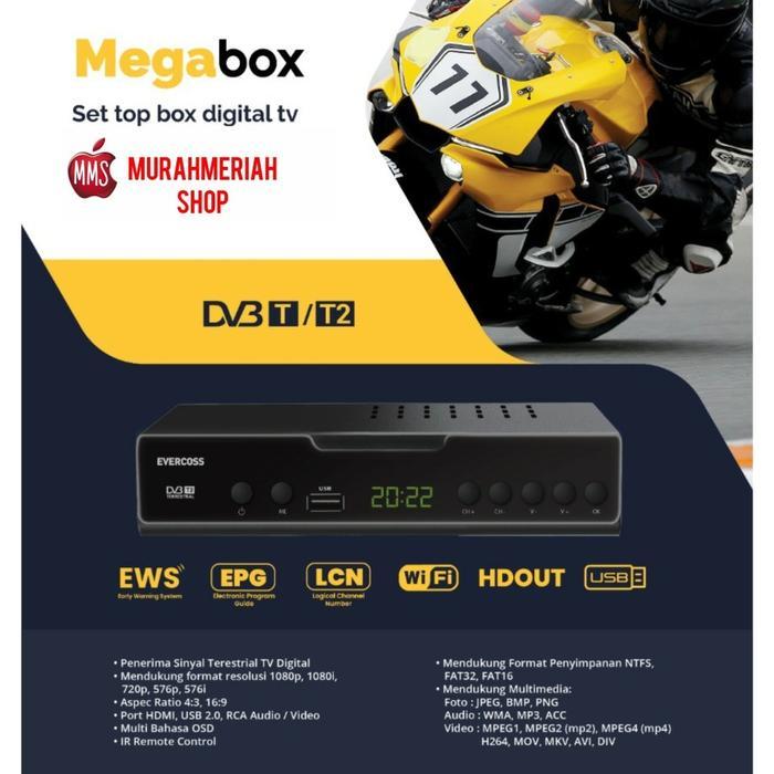 TERLARIS Evers Set Top Box STB Mega Box Megabox Garansi Resmi - STB MEGABOX Selamat Berbelanja