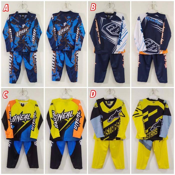 Setelan Motor Cross Balita / Baju Motor Cross Balita