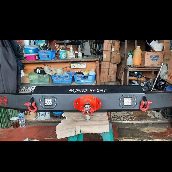 Tanduk Belakang Towing Belakang Bumper Pajero Sport