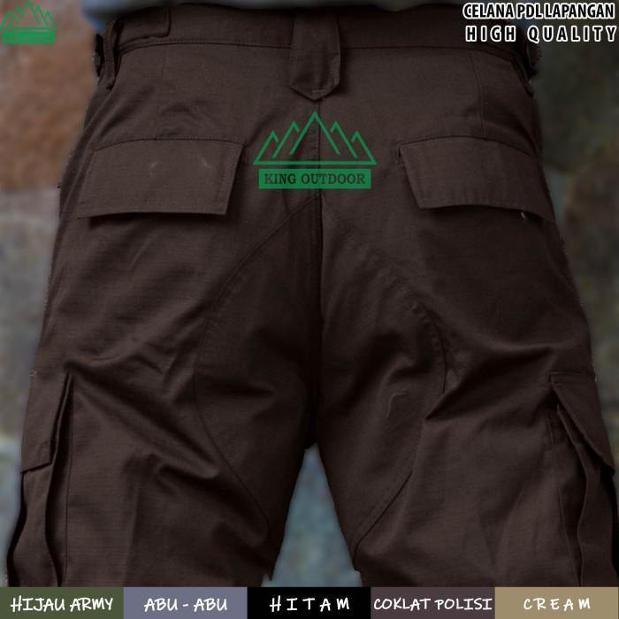 Thebest CELANA TACTICAL PDL JUMBO (46-48) RIPSTOP TORNADO WARNA COKLAT POLISI