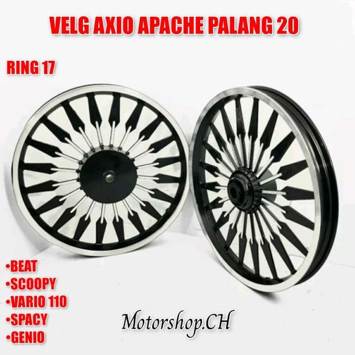Velg Axio Apache Palang 20 Beat Vario 110 Scoopy Spacy Genio