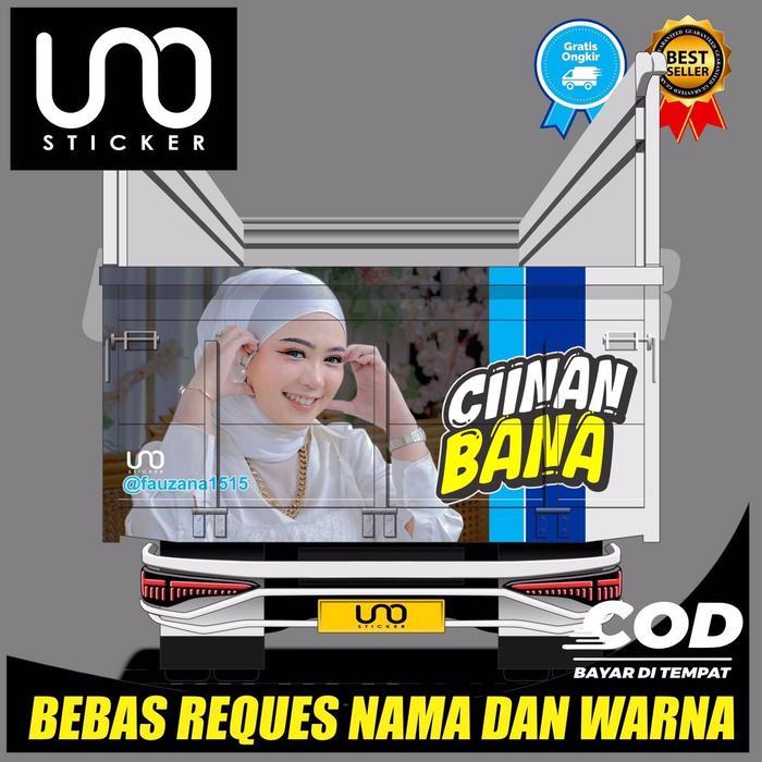 Jual Sticker Gambar Pintu Bak Truck Belakang ( Terlaris ) Decal Printing Car