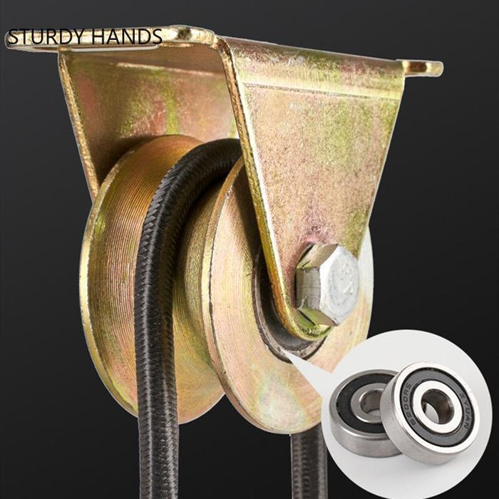 NEWW 50mm Roda Rel U&V / Roda Gerbang Pagar / Roda Gerbang Pagar Besi / Dukungan Yang Lebih Tebal