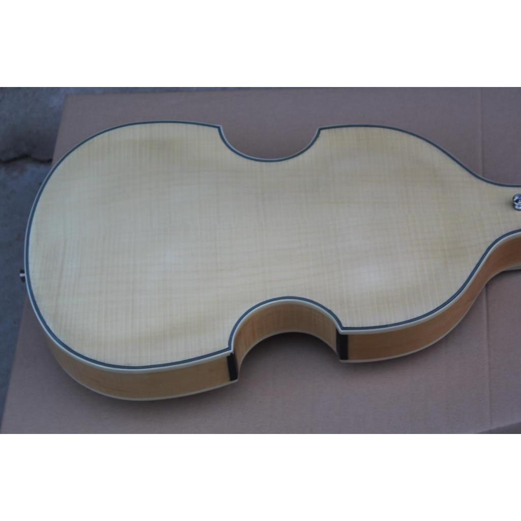 Natural maple Good Quality Sunburst Hofner Violin 4 Strings Bass Guitarra BB2 Electric Guitar 16227