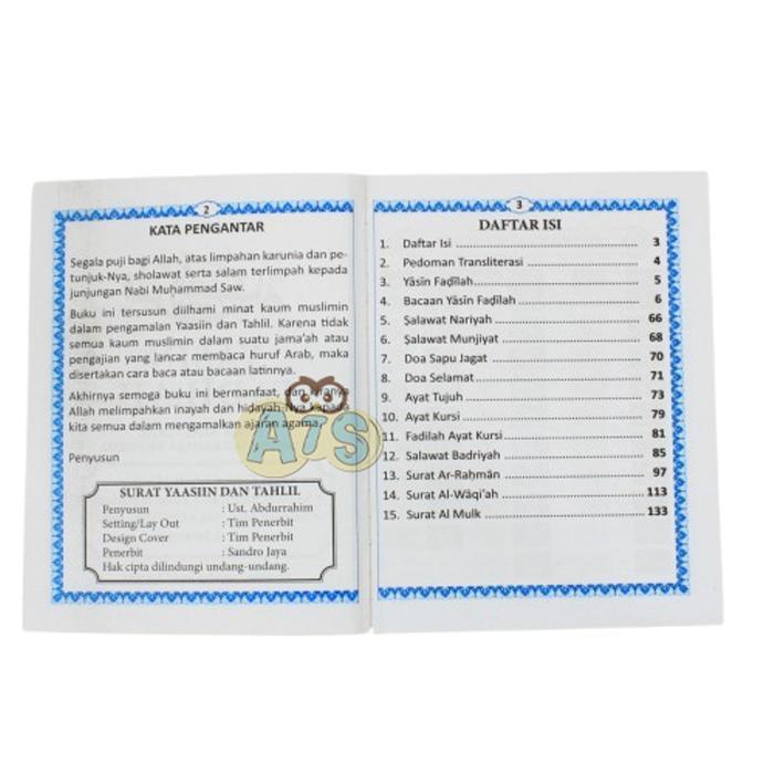 Buku Yasin Fadilah Huruf Arab - Latin Terjemahan Bahasa Indonesia Terbaik