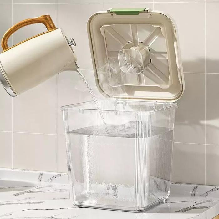 Tempat Penyimpanan Beras Wadah Beras Tempat Beras 25Kg Model Baru Tempat Beras 10 Kg Estetik