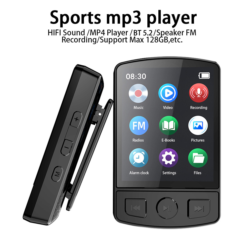 New MP3 Player Clip Mini Walkman Student Portable Sport Music Player MP4 Player With FM Radio