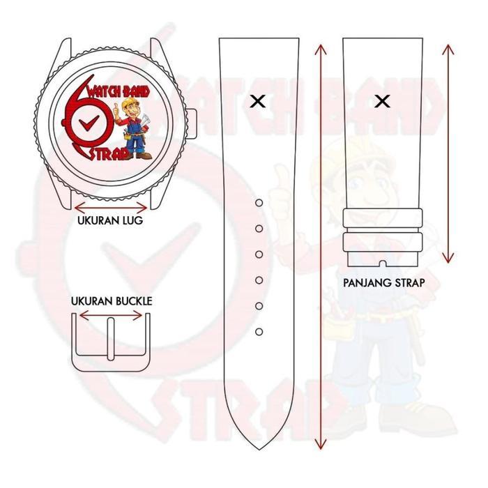 Tali Jam Tangan Guess W1094 Replacement Strap Rubber Guess Zena W1094L2