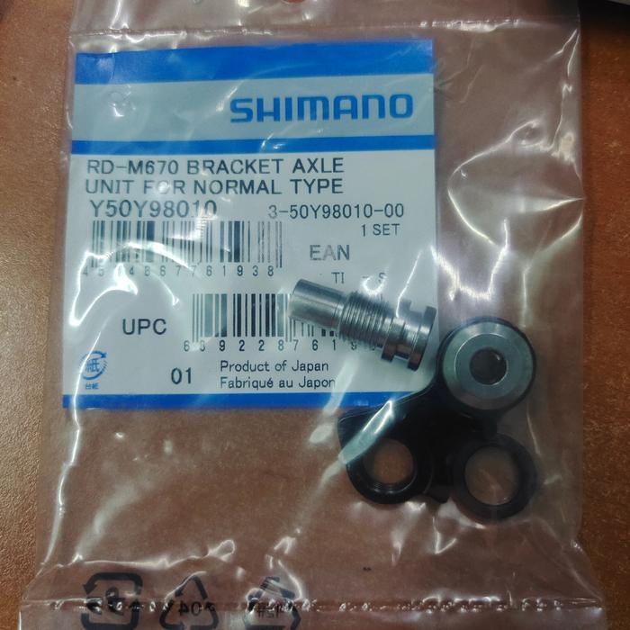 Shimano Rd-M670 Bracket Axle Unit For Normal Type - Rd Hanger Goatlink Bracket Axle Deore