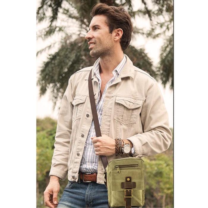 Tas Selempang Minimalis Bourzu Felix Messenger Bag Genuine Leather