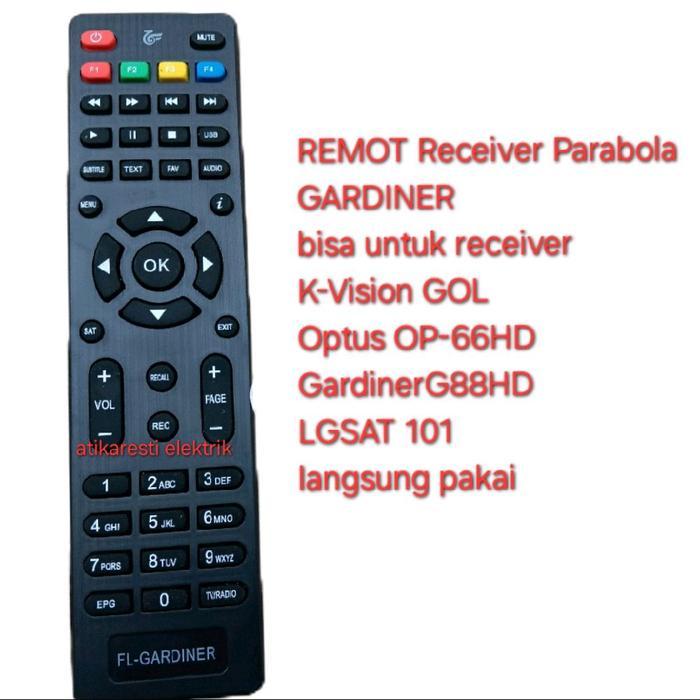 Remot Receiver Parabola K-Vision Gol Gardiner Optus Lgsat Kvision
