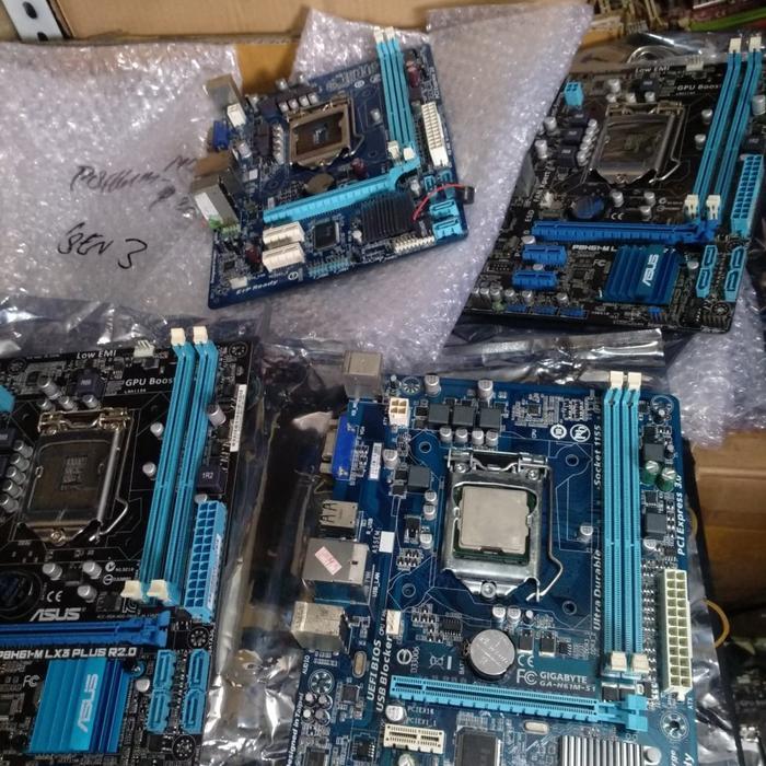 Paket Core i7 3770 Mobo h61 Gigabyte atau Asus Ram 16gb LGA Soket 1155