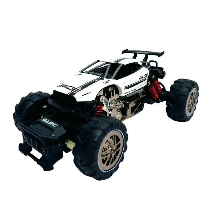 [Capt] Mainan Anak Rc Mobil Off Road Bahan Metal Ban Karet Lentur - Rc Metal High Speed