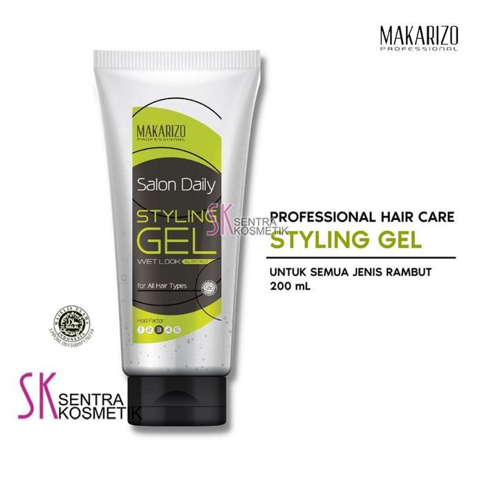MAKARIZO Styling Gel Salon Daily Hair Gel Wet Look Mousse Pomade