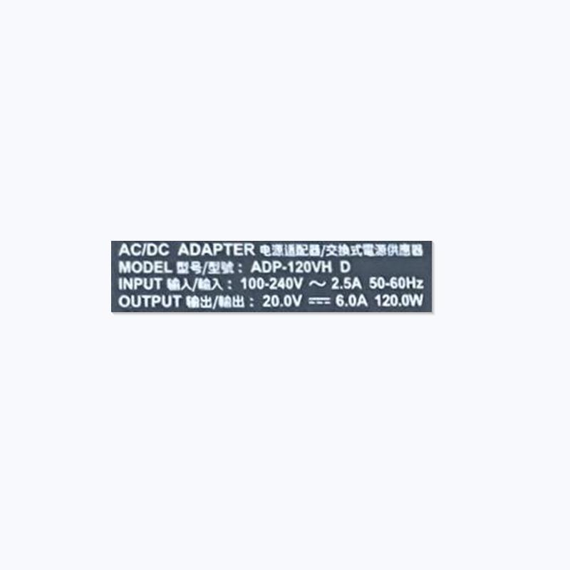 Genuine DELTA ADP-120VH D 20V 6A 120W 5.5x2.5mm AC Adapter For Intel NUC Laptop Power Supply Charger