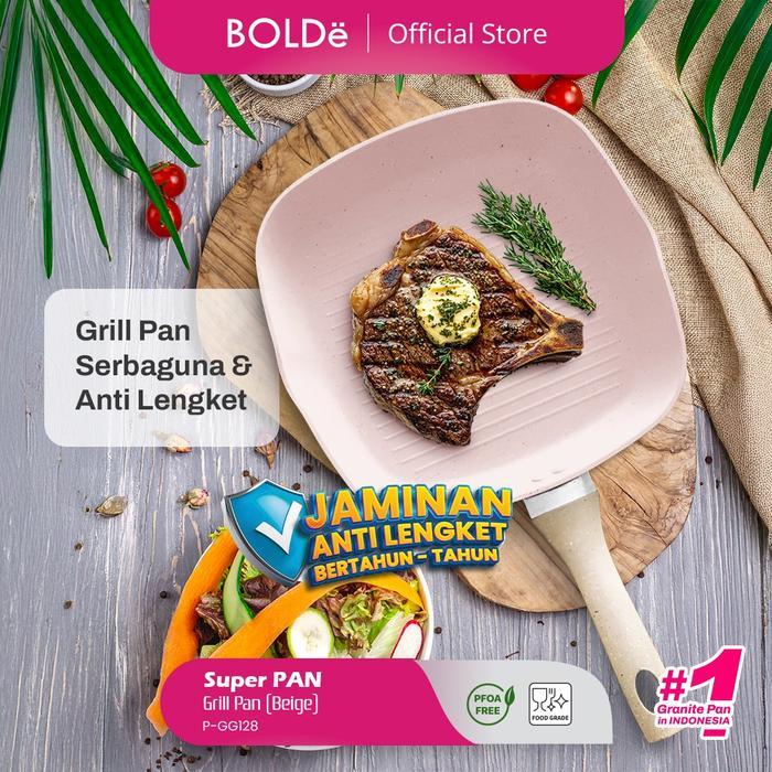 Bolde Super Pan - Grill Pan 28 Cm