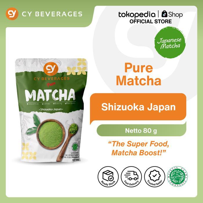 CY Matcha Powder 100% Pure Japan Import Matcha Powder - Bubuk Matcha Murni pasi ori