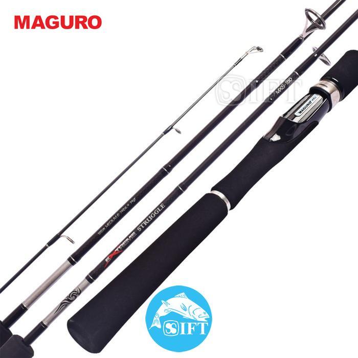 Joran Maguro Extreme Struggle 150 165 180 Cm Pancing Spinning Fuji