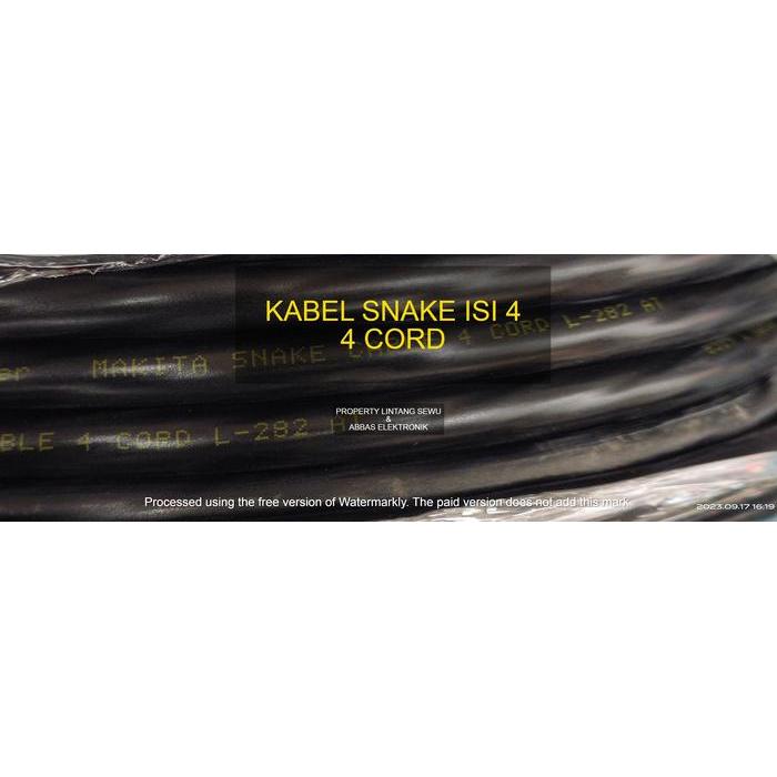 Kabel Snake 4 Kabel Snake Cable 4 Cord Kabel Snake Isi 4 Terlaris