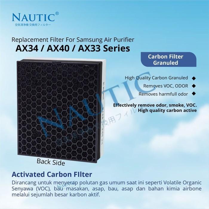 Filter Samsung Air Purifier Ax40 Ax34 Hepa Filter Samsung Ax34R Ax40R Populer