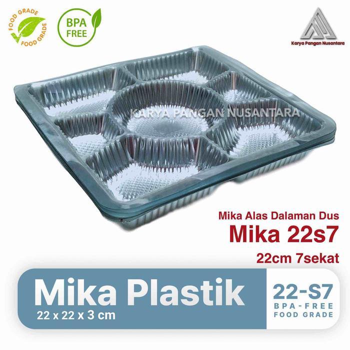 MIKA DUS NASI SEKAT 7 MIKA 22X22 CM MIKA ORI 22S7 MIKA 7 SEKAT PER PAX 100 PCS