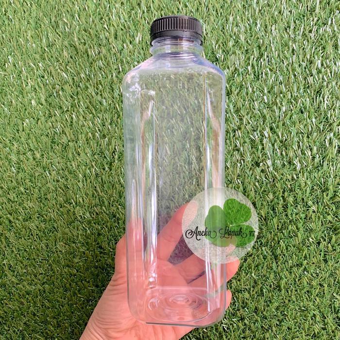 "New" Botol kick 1000 ml kotak tebal botol plastik 1 liter 1000 ml