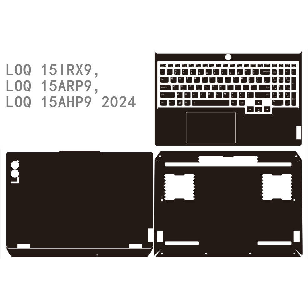 For LENOVO LOQ 15AHP10 15IRX10 15IRX9 LOQ 15ARP9 15AHP9 2024 15IRH8 15APH8 Pre-Cut Laptop Vinyl